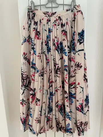 PRIDE 프라이드 플리츠 롱 스커트 꽃무늬