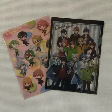 Colorful Peach 클리어 파일 2장 세트