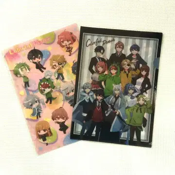 Colorful Peach 클리어 파일 2장 세트