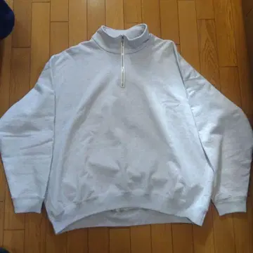 오가닉 코튼 헤비 쭈리 / 쿼터 지퍼 풀오버