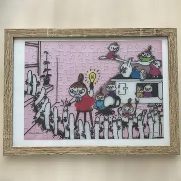 레어 무민 프리즘 아트 직소 퍼즐 108피스 완성품