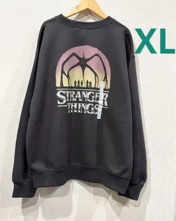 GU 기묘한 이야기 헤비 웨이트 맨투맨 XL 사이즈 미지의 세계 지유