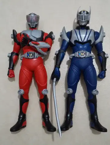 빅 사이즈 소프트 비닐 피규어 가면라이더 류우키 나이트 세트