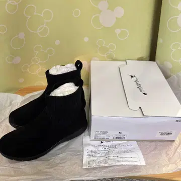 랙랙 공중 세탁 가능한 스트레치 니트 부츠 S 블랙