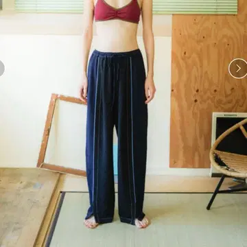 PAMM 스킨 컬러 라인 팬츠 네이비 1