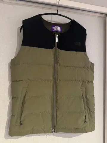 THE NORTH FACE 다운 베스트 올리브 블랙