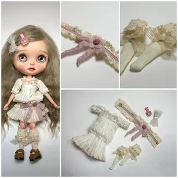 브라이스 아웃핏 5점 헤어핀 포함 귀여운 의류 세트