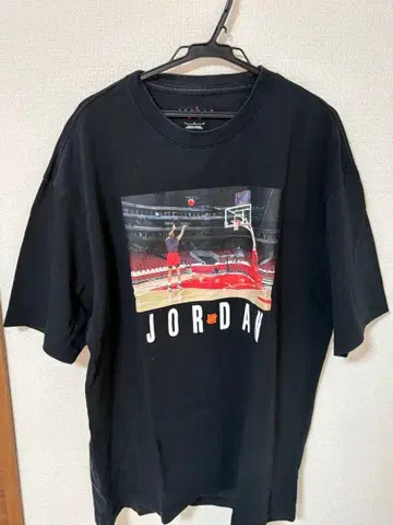 Michael Jordan 그래픽 T셔츠 블랙