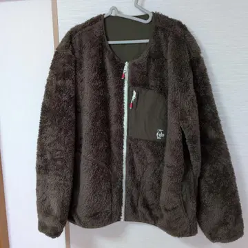 CHUMS 플리스 자켓 리버서블