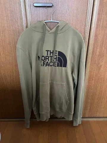 THE NORTH FACE 후드 부착 후드티 M 올리브
