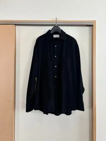 새상품급 MARKAWARE 캐시미어 플란넬 셔츠 플라노 블랙 2