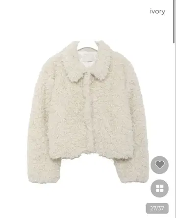 보아 세미 크롭 퍼 자켓