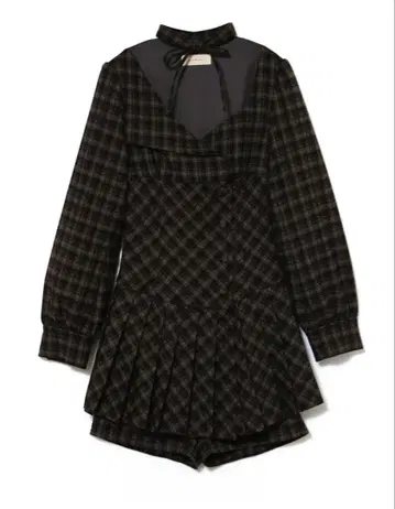 andmary Renon pleats mini dress