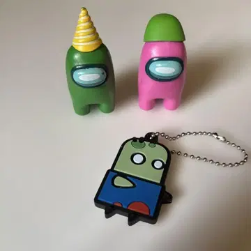 어몽 어스 캐릭터 키링 세트