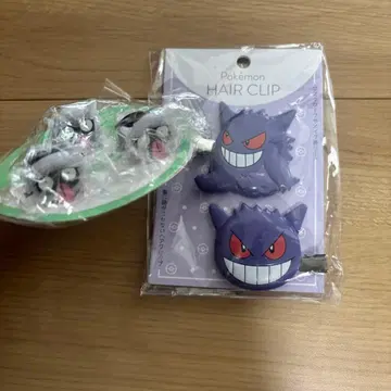 포켓몬 헤어 클립 앞머리 클립 겐가 시드라 꼬마 클립 세트