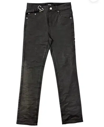 goar.archive STRAPPED STRAIGHT OIL PANTS
