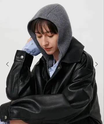 [ UNITED ARROWS ] 니트 후드 스톨