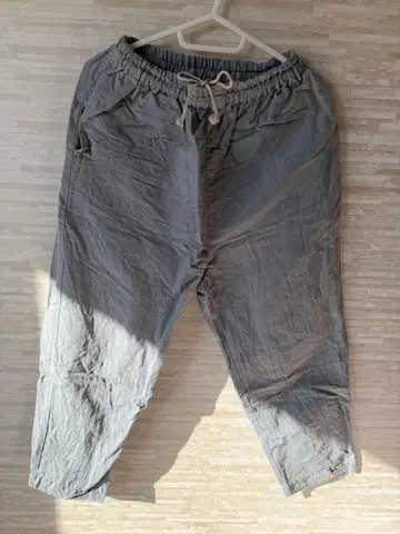 나카가와 마사시치 상점 반슈 직조 고밀도 테이퍼드 팬츠 청자색