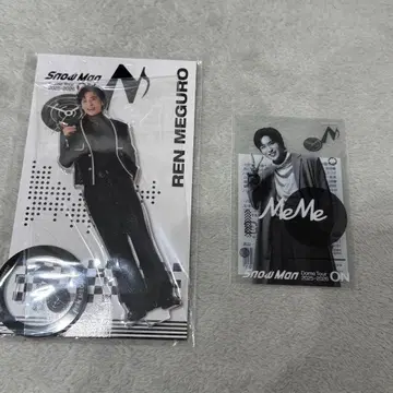 ON Snow Man 음고지신 클리어 스티커 아크릴 스탠드