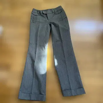 COMME CA MODELS 그레이 와이드 팬츠 38