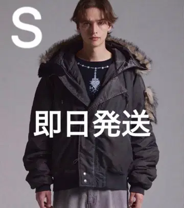 [ 완판템 ] GRANCY 그랑시 퍼 N2B 자켓 블랙 S