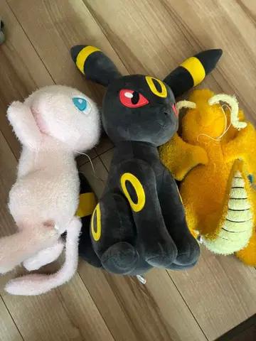 포켓몬 봉제 인형 블래키 뮤우 카이류