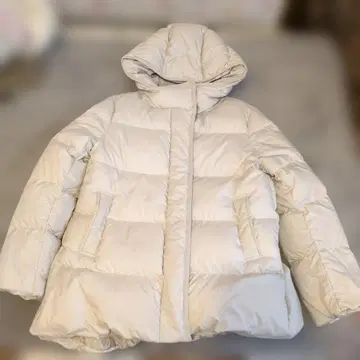 UNIQLO 파우더 소프트 다운 211-157364 여성용 화이트 L