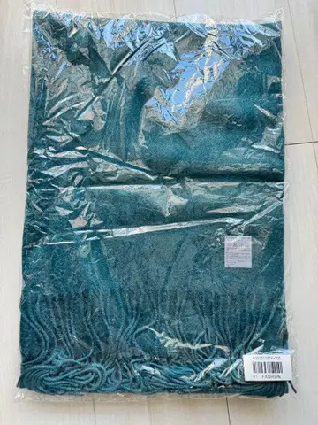 캐시미어 100% 딥 그린 머플러