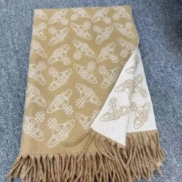 비비안 웨스트우드 머플러 베이지 새상품