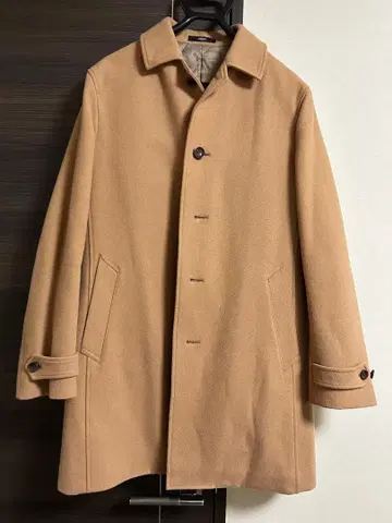 니콜 울 코트 카멜