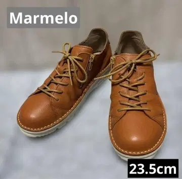 일본제 Marmelo 천연 가죽 신발 23.5cm 지퍼 부착