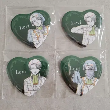 진격의 거인 WIT STUDIO 구매 혜택 하트형 캔뱃지 리바이 전종