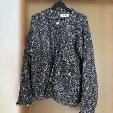 AZUL 트위드 라이크 니트 가디건