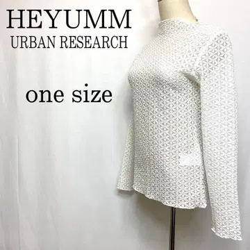 HEYUMM 레이스 긴팔 상의 ONE 사이즈 티셔츠 비침 성인 여성