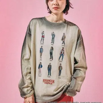 스트레인저 싱스 캐릭터 맨투맨 니코앤드