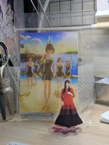 [아마미야 소라] 아크릴 스탠드 & [간밧테 이키마쇼] 아크릴 플레이트