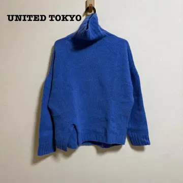 UNITED TOKYO 캐시미어 울 터틀 니트