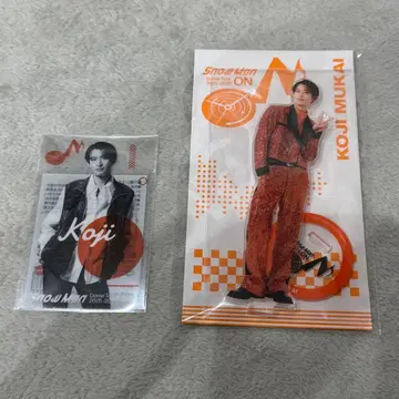 Snow Man on 음고지신 클리어 스티커 아크릴 스탠드 아크스타