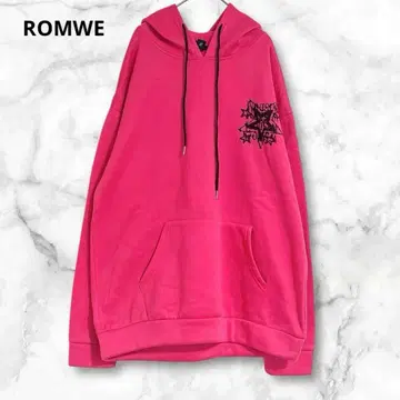 로무웨이 긴팔 후드 부착 후드티 XL 넉넉한 가을/겨울 화려한 속기모