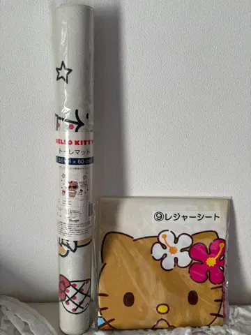 헬로키티 화장실 매트 & 돗자리 세트