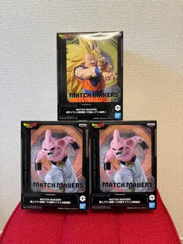 드래곤볼 손오공 초사이어인 3 마인 부우 피규어 3체 세트