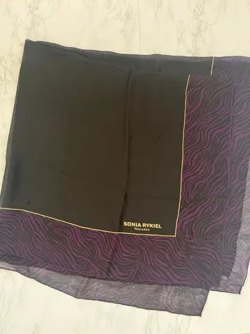 SONIA RYKIEL 스트라이프 패턴 스카프