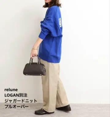 별주 LOGAN KnittingMills 레리움 자카드 니트 풀오버