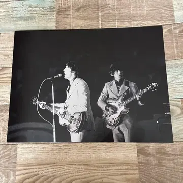 비틀즈 부도칸 내일 포스터 사진 폴 매카트니 조지