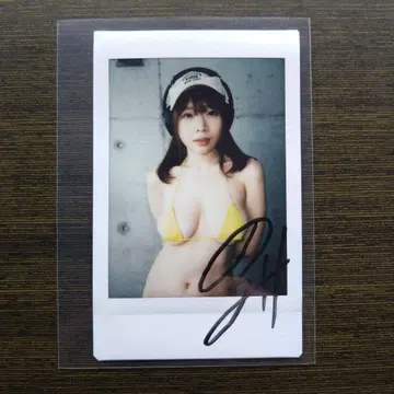 시라카와 노조미 친필 사인 폴라로이드