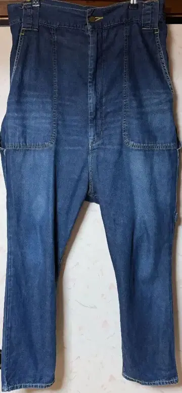 mercibeaucoup x Lee 코튼 백 살로펫 팬츠 남성용 M