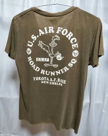 요코타 기지 우호제 로드러너 U.S. AIR FORCE 티셔츠