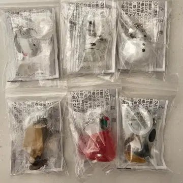 PEANUTS 피넛 메지루시 액세서리 전 6종 컴프