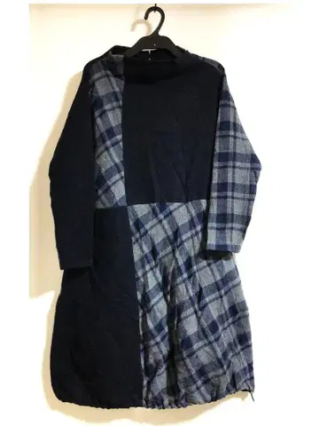 포원리 POINTLIGNE 센소유니코 울 거즈 원피스