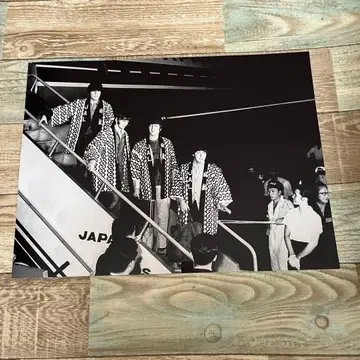 1966 비틀즈 일본항공 JAL 내한 포스터 사진 폴 매카트니
